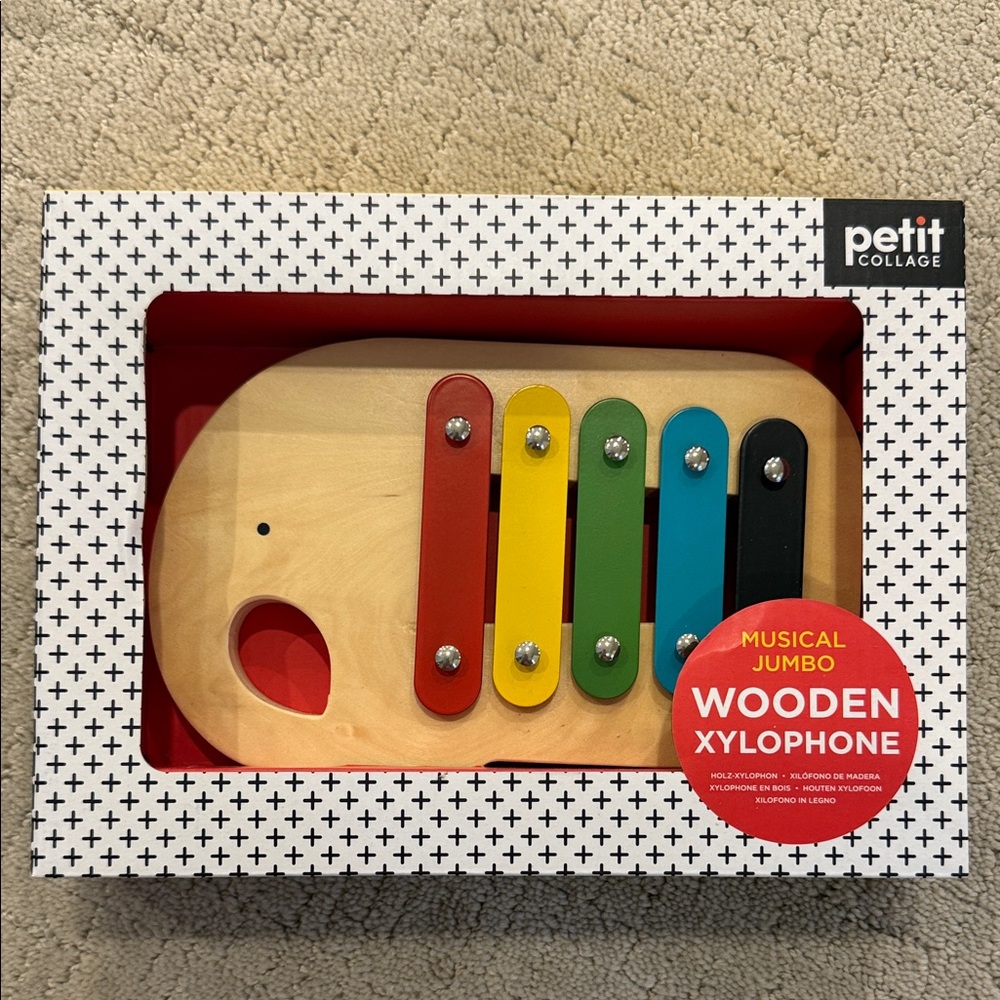 Musical Jumbo Wooden Xylophone - Multicolor
